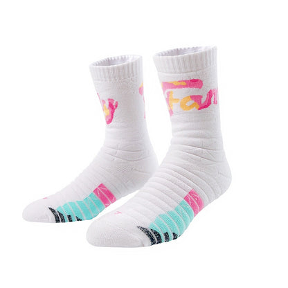Basketball Men's American-style Long Towel Bottom Sports Socks