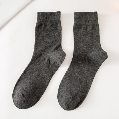 Tube Socks Autumn And Winter Solid Color