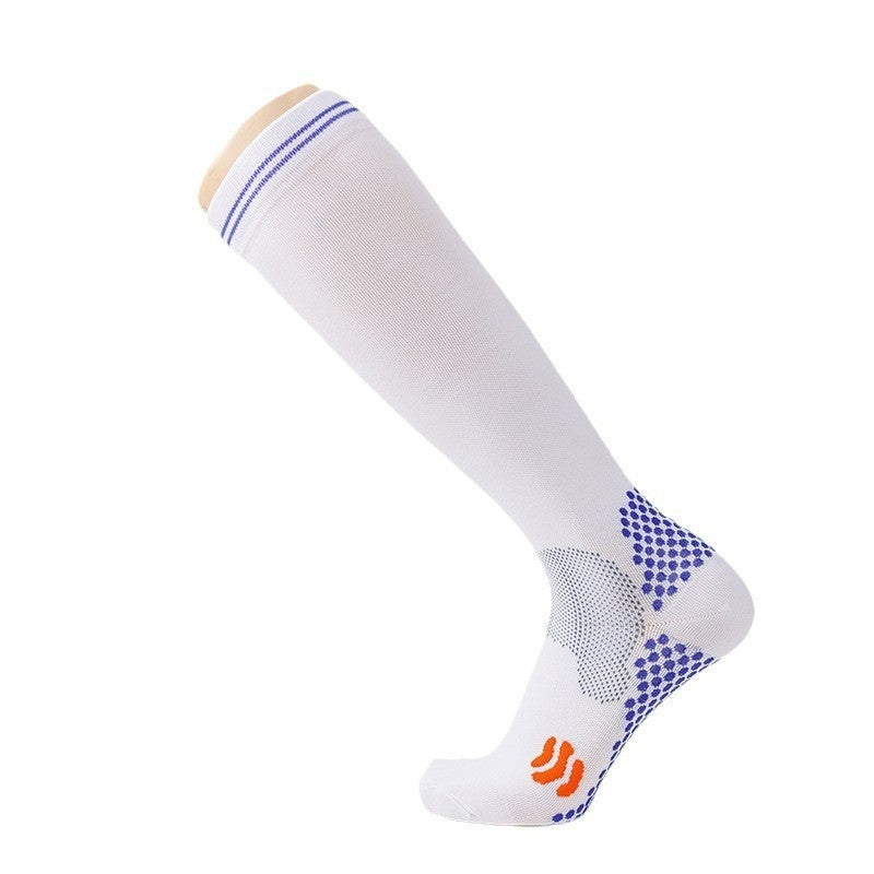Nylon Men's And Women's Sports Muscle Strength Outdoor Football Compression Socks
